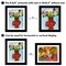 Americanflat 10x12.5 Kids Art Frame - Set of 4 - 8.5x11 with Mat or 10x12.5 without Mat - Kids Artwork Frame - Magnetic Frame Closure - Shatter Resistant Glass - Hanging Hardware